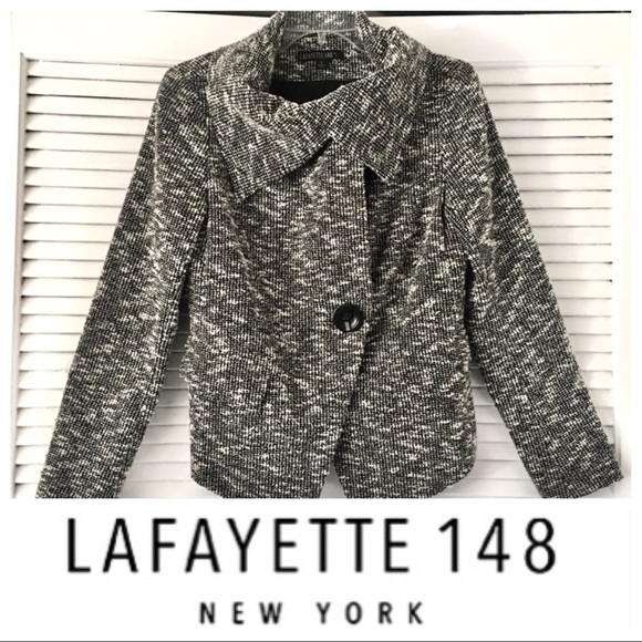 Lafayette 148 New York Jackets & Blazers - NEW LAFAYETTE 148 Textured Black BLAZER Jacket